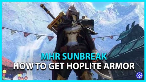 Monster Hunter Rise Sunbreak: How To Get Hoplite Armor - Gamer Tweak