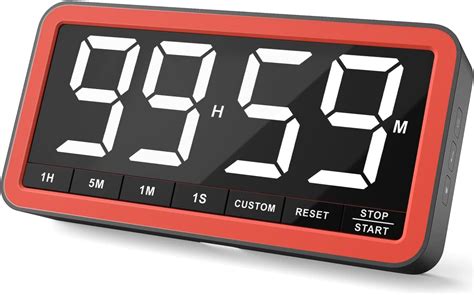 Vocoo Rechargeable Digital Kitchen Timer 198cm Extra Large Magnetic