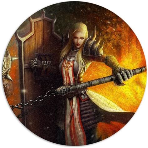 Puzzles Pi Ces Diablo Puzzle Rond Adultes Et Enfants Puzzle Demon