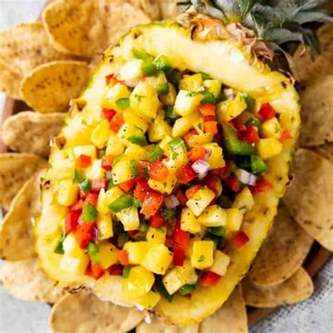 Easy Pineapple Salsa Recipe Savory Nothings