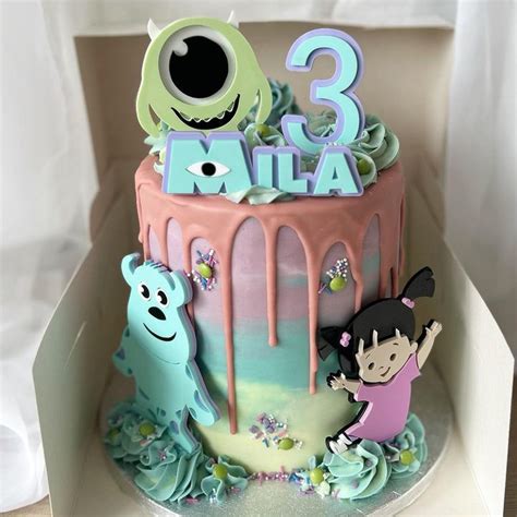 Personalised Monsters Inc Cake Topper | Personalised Monsters Inc Cake ...