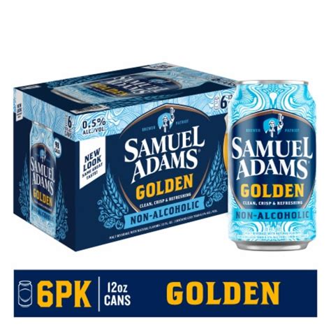 Samuel Adams Golden Non-Alcoholic Golden Beer, 6 cans / 12 fl oz - Kroger