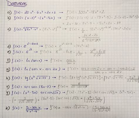 La Calculadora Matem Tica Derivadas