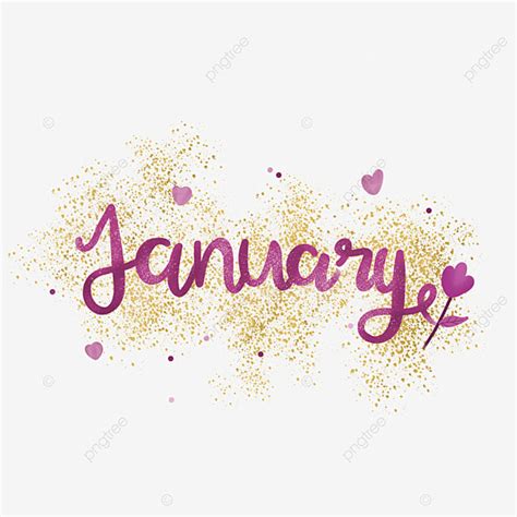 Januar Monats Schriftzug Mit S Er Lila Farbe Png Bild Texteffekt Psd