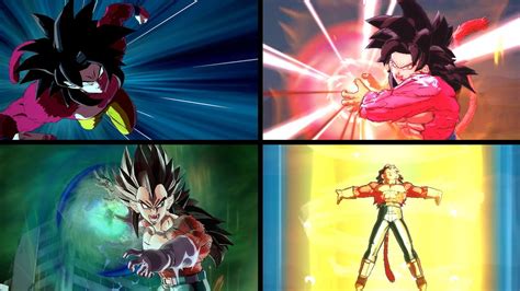 Goku SSJ4 Vs Vegeta SSJ4