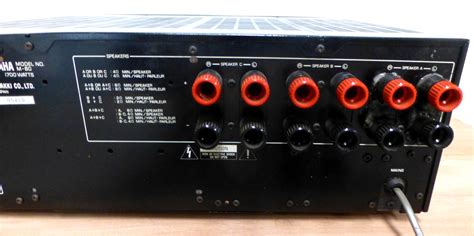 Fs Yamaha M 80 Power Amp And Yamaha C 80 Preamplifier ﻿ Stereo Home