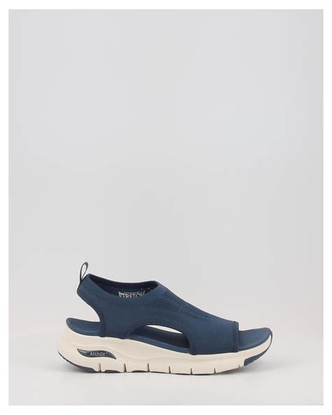 Sandalias Skechers Arch Fit City Catch Azul Obi