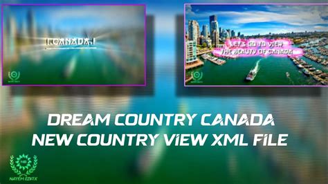 Beauty Of Canada 🇨🇦💖 New Country View Xml File Alight Motion Xml