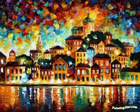 Love By The Lake Artwork By Leonid Afremov Oil Painting And Art Prints On