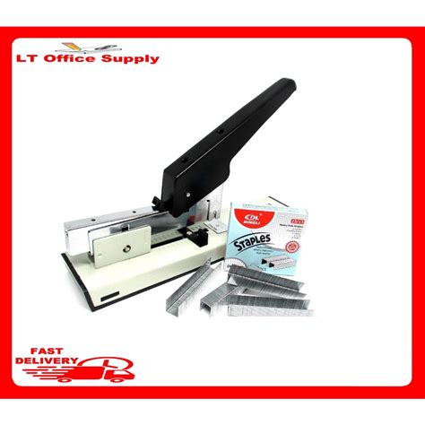 Sheets Capacity Heavy Duty Stapler Set High Quality With Staples