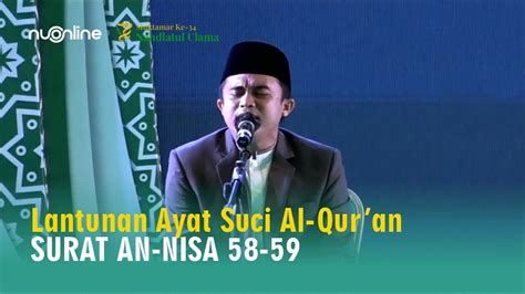 Lantunan Al Quran Merdu Qari Nasional Ust Hefni Herwan Di Penutupan