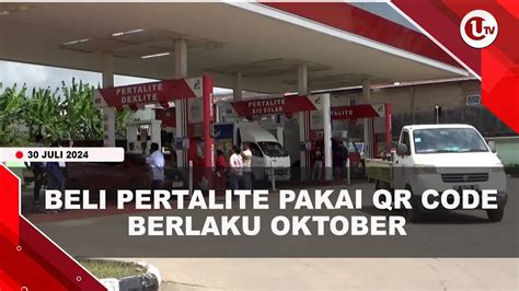 Beli Pertalite Pakai Qr Code Mulai Berlaku Oktober Di Kepri U News