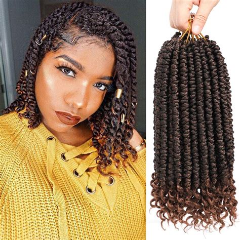 Amazon Fayasu Spring Senegalese Twist Crochet Hair Curly Ends