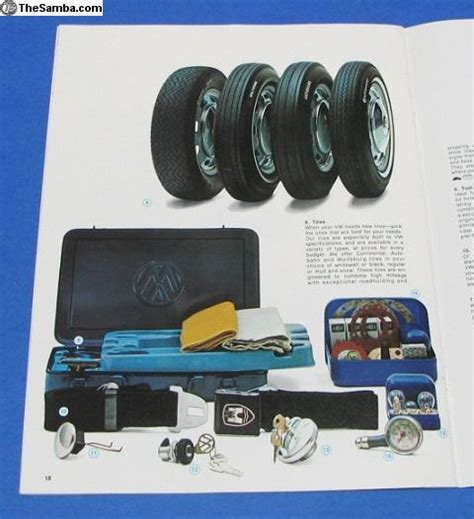 TheSamba VW Classifieds Rare Original 1970 VW Accessories Brochure