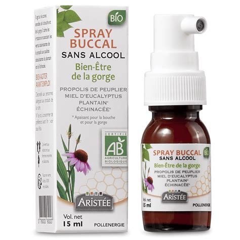 Spray Sans Alcool Propolis Plantes Bio Prot Ger Apaiser Maux De