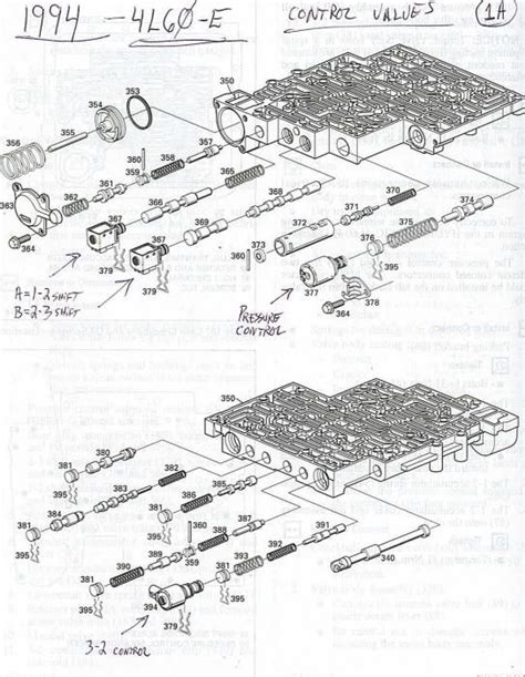 L E Valve Body Schematic L E Transmission Valve Body Dia