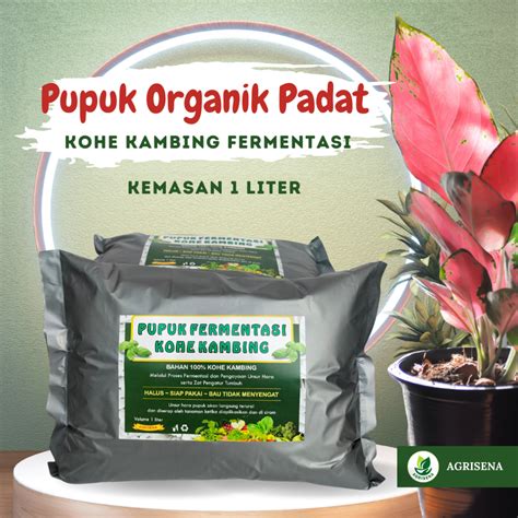 Jual Pupuk Kandang Organik Kohe Kambing Fermentasi Dikemas Plastik Kg