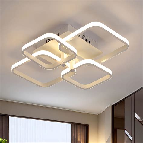 Aiskdan Lampadari Moderni W Plafoniera Led Soffitto K Luce Calda