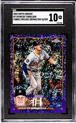 Topps Chrome Spencer Torkelson Purple Speckle Refractor