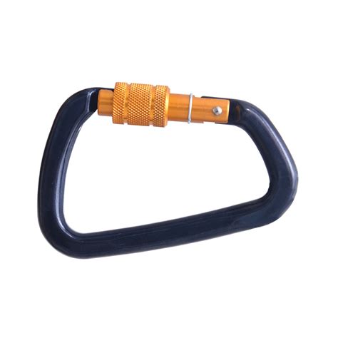 Aluminium Screw Locking Bulb Type Karabiner Karam