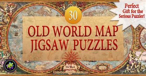 Old World Map Jigsaw Puzzle Jigsaw Puzzles For Adults