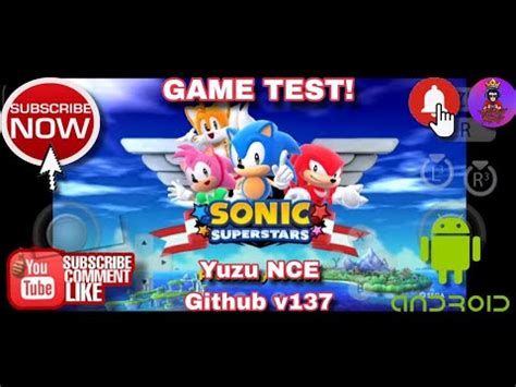 Sonic Superstars Yuzu NCE Github V173 Android YouTube