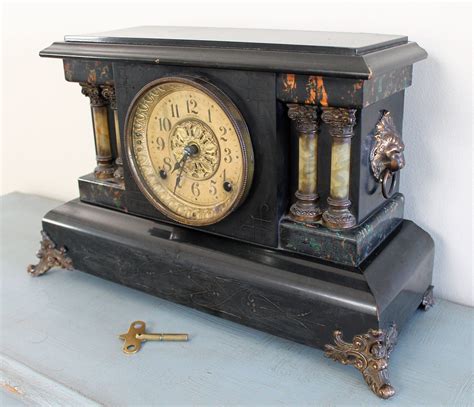 Seth Thomas Adamantine Antique Mantel Clocks Value - Antique Poster