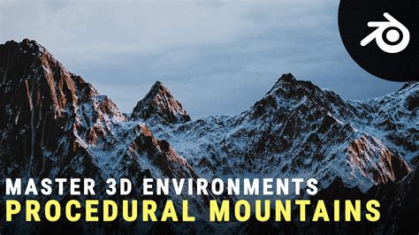 Artstation Create Realistic Looking Mountains In Blender Tutorials