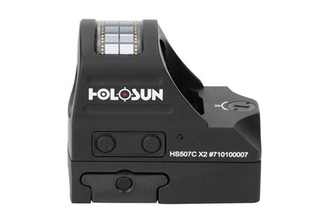 Holosun HS507C X2 Red Circle Dot Sight Solar Powered 50 000 Hour