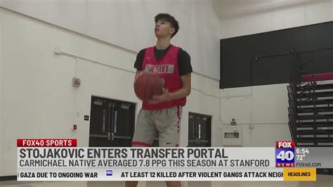 Andrej Stojakovic Enters Transfer Portal YouTube