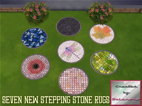 The Sims Resource Slrn Stepping Stone Rug Set