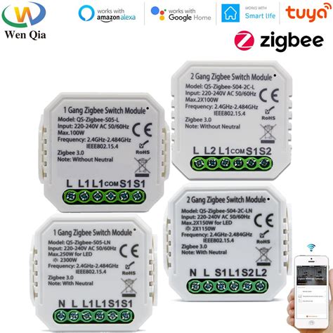 Tuya Smart Life ZigBee 3 0 inteligentny moduł przełączający z bez