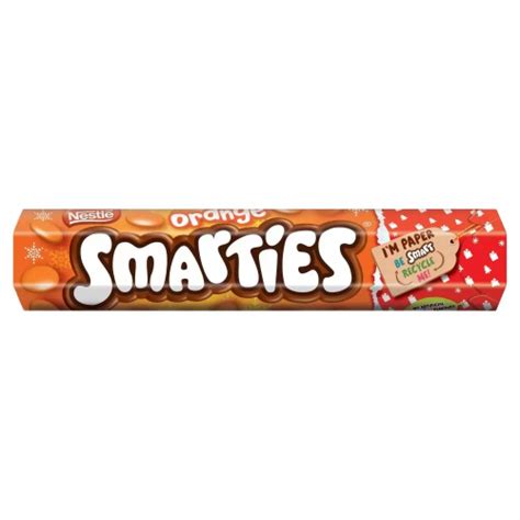 NESTLE SMARTIES TUBE - ORANGE 120G - The Wandering Scott- British Store