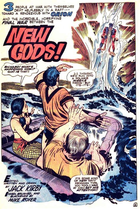 New Gods Jack Kirby Art Cover Reprints Pencil Ink