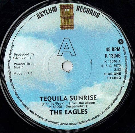 Eagles – Tequila Sunrise (1976, Vinyl) - Discogs