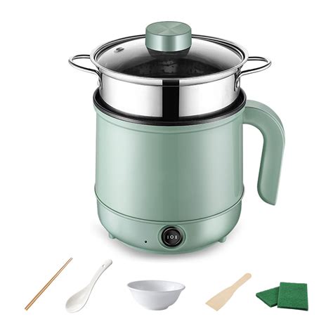 Electric Hot Pot Mini Multi Function Rice Cooker 1 7L Non Stick Cooker Mini Stock Pot Non