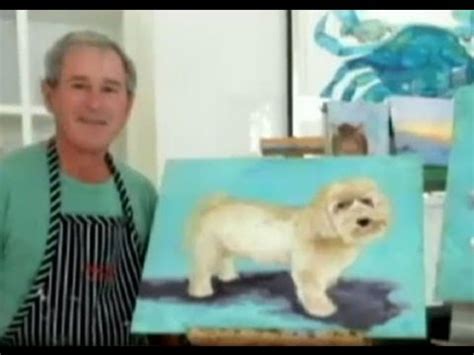 George Bush Paintings Dogs