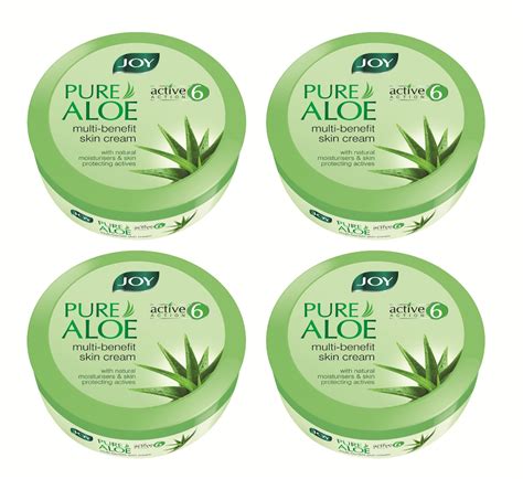 Buy JOY Pure Aloe Multi Benefit Skin Cream 800 Ml Pack Of 4 X 200 Ml