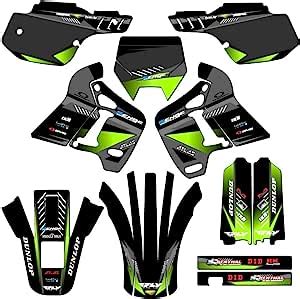 Amazon 1991 1994 KDX 200 Surge Black Senge Graphics Complete Kit