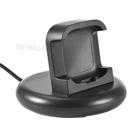 Round Base Charger Docking Station with USB Cable for Fitbit Versa 2