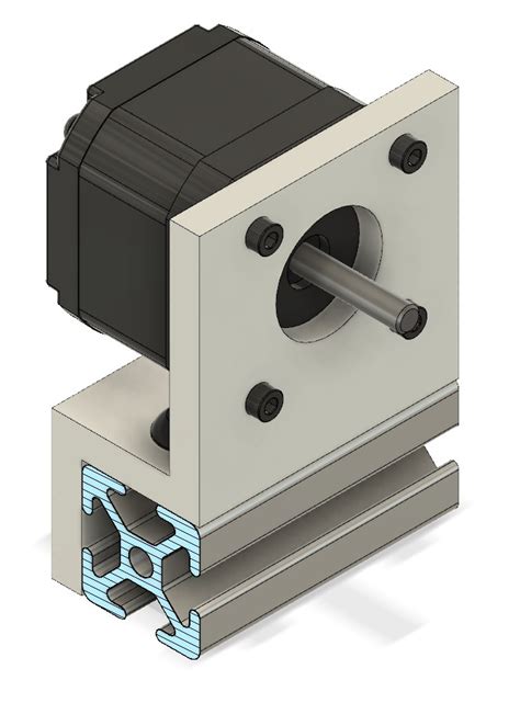 Nema 17 Simple Motor Mounting Bracket By Pending Progress Download Free Stl Model