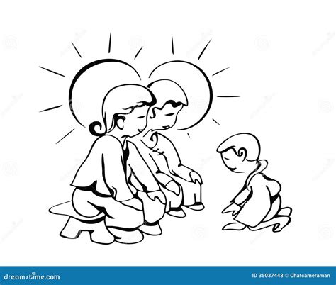 piety cartoons illustrations vector stock images  pictures