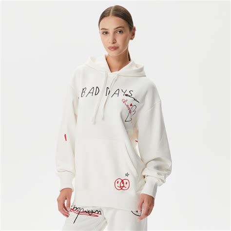 Champion Classic Kadın Beyaz Hoodie Kadin Sweatshirt 5150246 ...