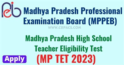 Mp Tet 2023 High School Tet Registration Direct Link