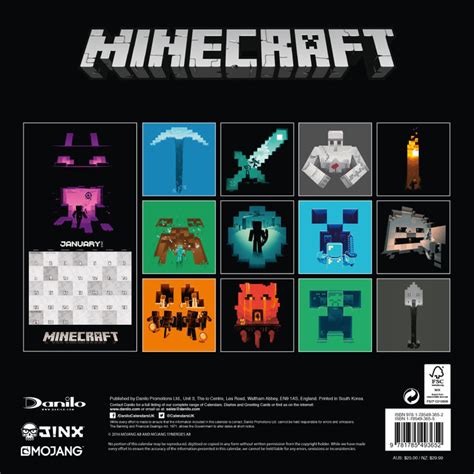 Calendrier Minecraft 2022 Calendrier Lunaire