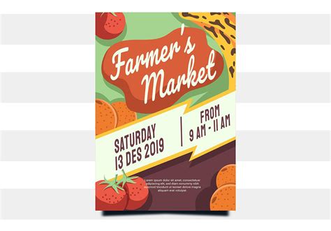 Flyer Design Farmers Market 285733 Vector Art at Vecteezy