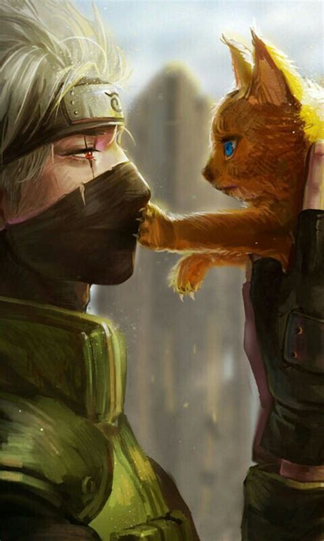 Kakashi and cat | Wiki | Naruto Amino