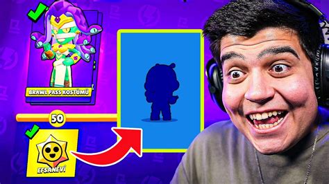 Yenİ Sezon BÜtÜn Brawl Passi AÇtim 😎 Brawl Stars Youtube