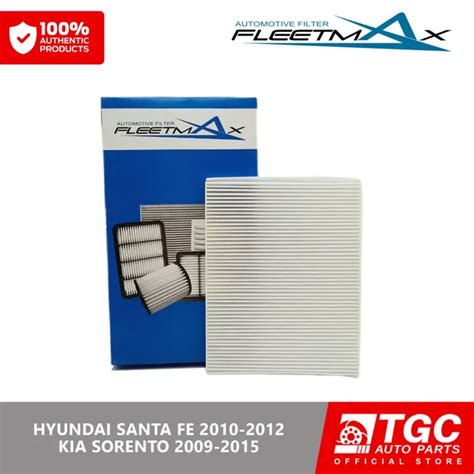 Fleetmax Cabin Filter Aircon Filter Kia Sorento Hyundai Santa Fe