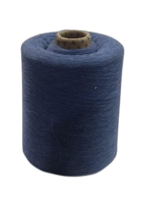 Ring Spun Ply Blue Melange Cotton Yarn At Rs Kg In New Delhi Id